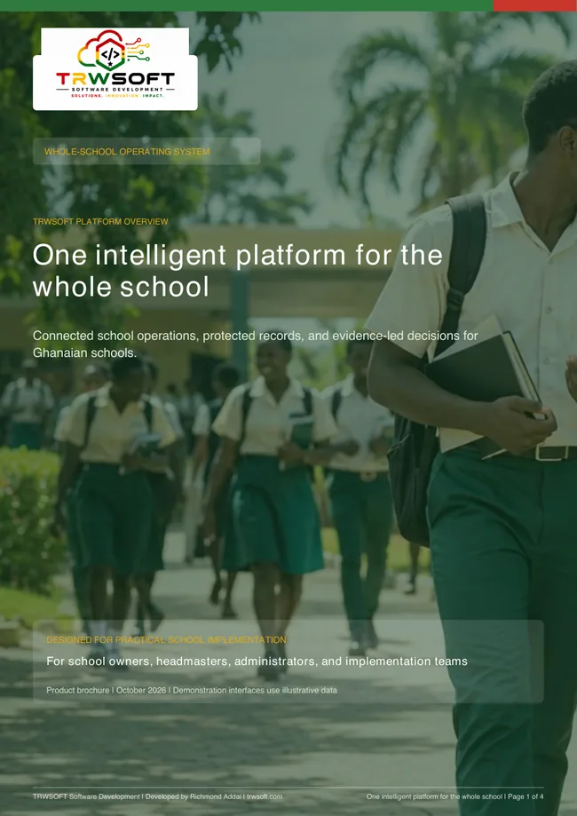 Cover of TRWSOFT Platform Overview